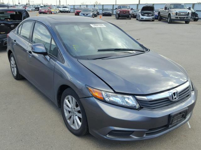 19XFB2F88CE050203 - 2012 HONDA CIVIC EX ნაცრისფერი ფოტო 1