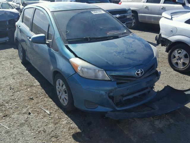 JTDKTUD33CD520833 - 2012 TOYOTA YARIS BLUE photo 1