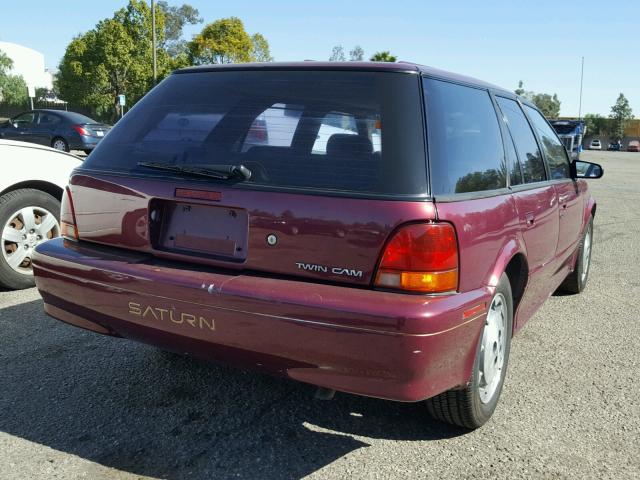 1G8ZK8573RZ348156 - 1994 SATURN SW2 PURPLE photo 4