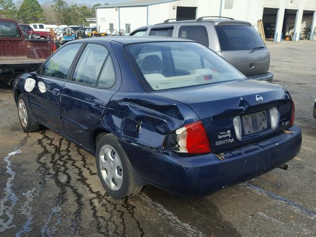 3N1CB51D45L494432 - 2005 NISSAN SENTRA 1.8 BLUE photo 3