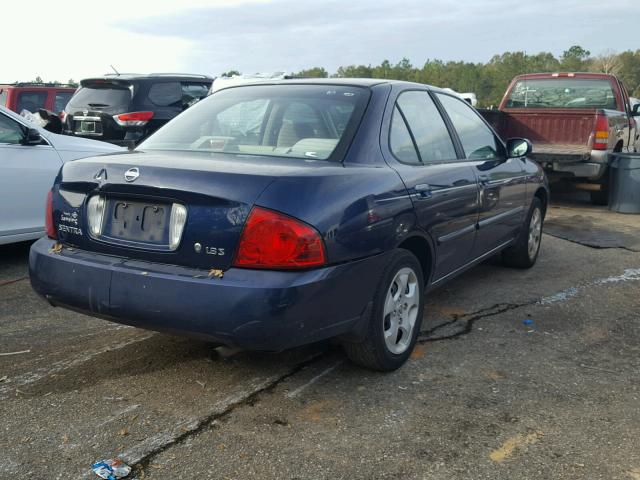 3N1CB51D45L494432 - 2005 NISSAN SENTRA 1.8 BLUE photo 4