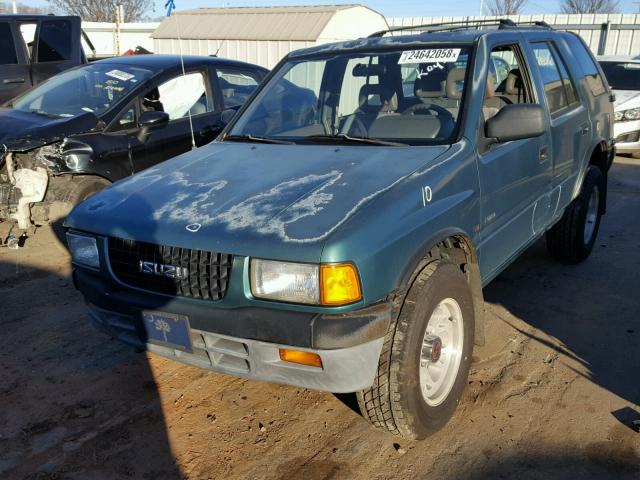 4S2CY58V1S4337814 - 1995 ISUZU RODEO S GREEN photo 2