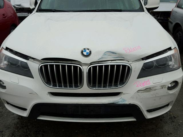 5UXWX7C5XBL731623 - 2011 BMW X3 XDRIVE3 WHITE photo 7