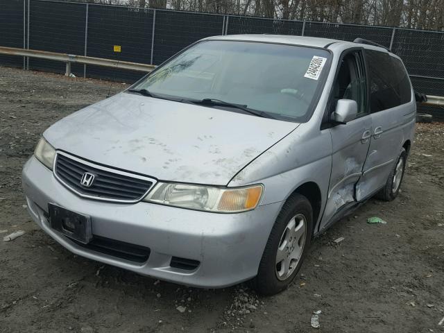 2HKRL18601H600583 - 2001 HONDA ODYSSEY EX SILVER photo 2