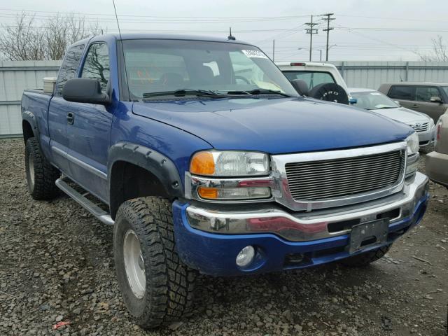 2GTEK19T331350380 - 2003 GMC NEW SIERRA BLUE photo 1