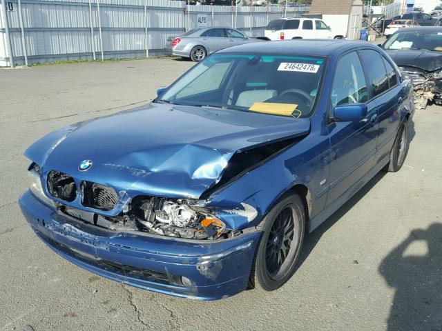 WBADT63413CK44251 - 2003 BMW 530 I AUTO BLUE photo 2