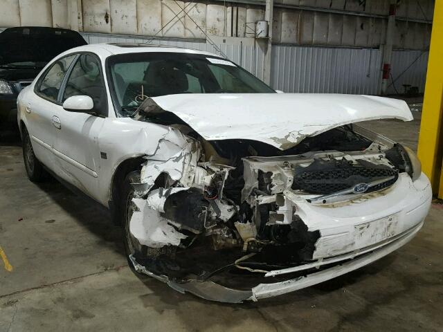 1FAFP55S7YG147292 - 2000 FORD TAURUS SES WHITE photo 1