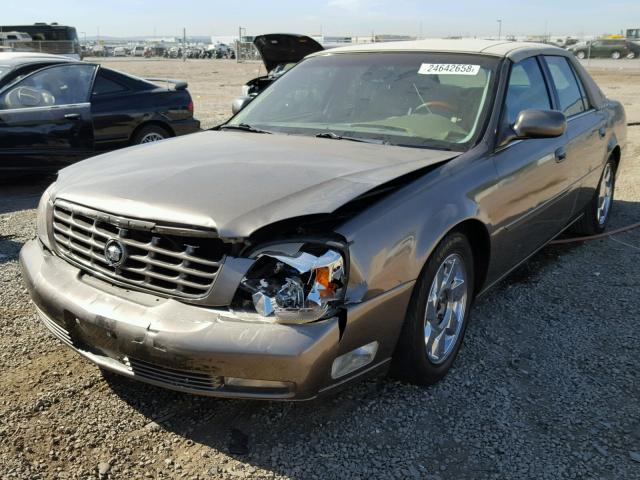 1G6KF57971U101865 - 2001 CADILLAC DEVILLE DT BROWN photo 2