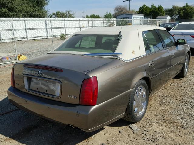 1G6KF57971U101865 - 2001 CADILLAC DEVILLE DT BROWN photo 4