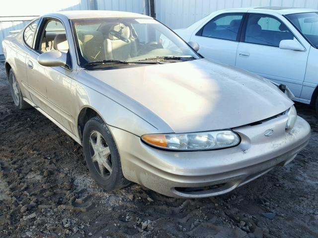 1G3NL12E02C160635 - 2002 OLDSMOBILE ALERO GL GOLD photo 1