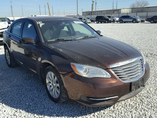 1C3CCBBG9DN659346 - 2013 CHRYSLER 200 TOURIN BROWN photo 1