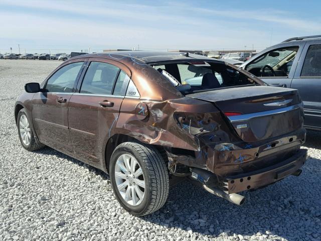 1C3CCBBG9DN659346 - 2013 CHRYSLER 200 TOURIN BROWN photo 3