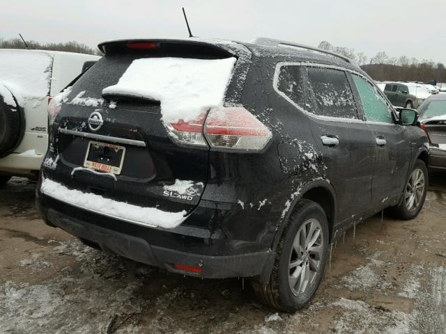 5N1AT2MVXFC907886 - 2015 NISSAN ROGUE S BLACK photo 4