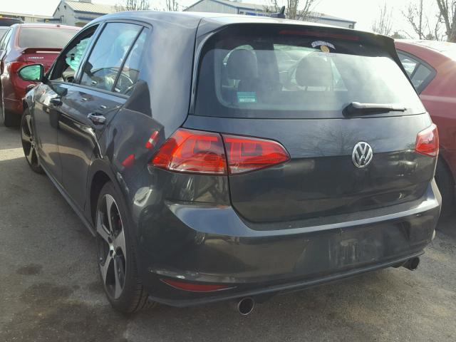 3VW5T7AU7FM037332 - 2015 VOLKSWAGEN GTI CHARCOAL photo 3