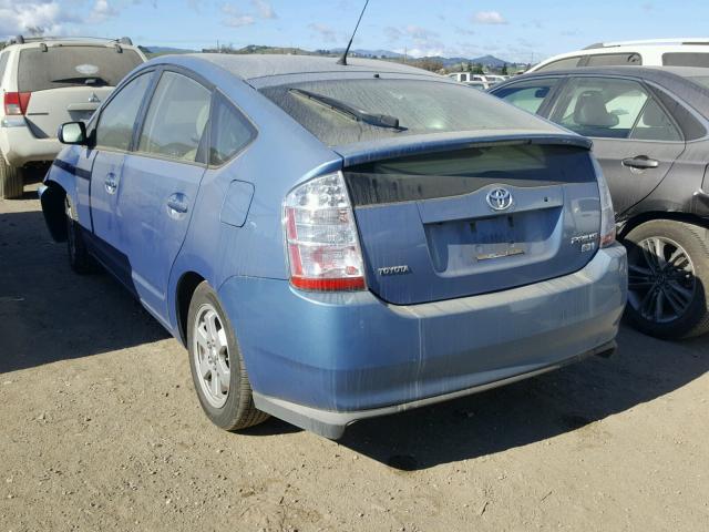 JTDKB20U677634884 - 2007 TOYOTA PRIUS BLUE photo 3