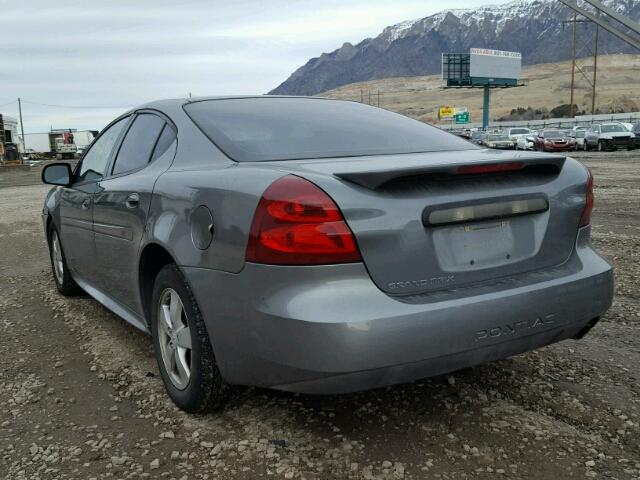 2G2WP552281158597 - 2008 PONTIAC GRAND PRIX GRAY photo 3