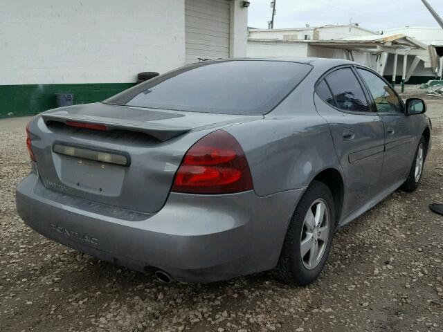 2G2WP552281158597 - 2008 PONTIAC GRAND PRIX GRAY photo 4