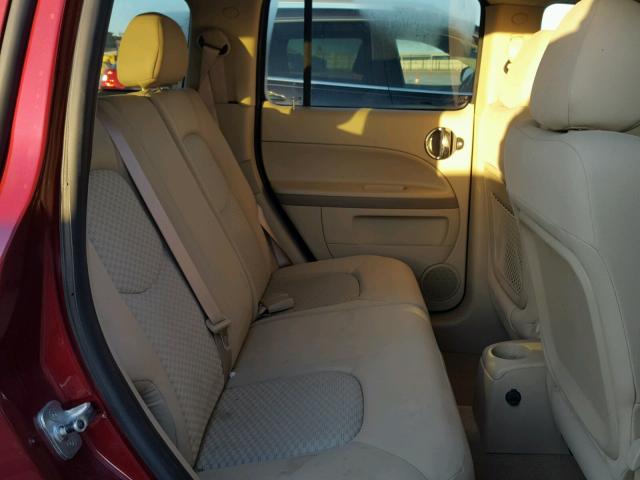 3GNDA13D47S601828 - 2007 CHEVROLET HHR LS RED photo 6