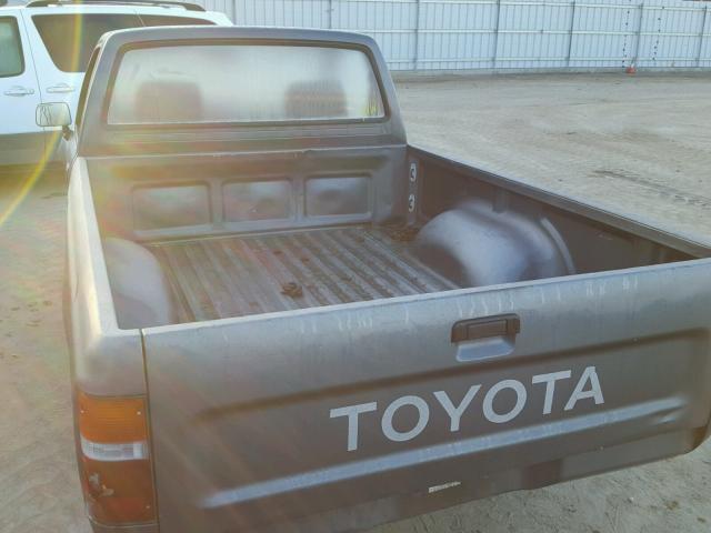 JT4RN81A0M0064673 - 1991 TOYOTA PICKUP 1/2 GRAY photo 6