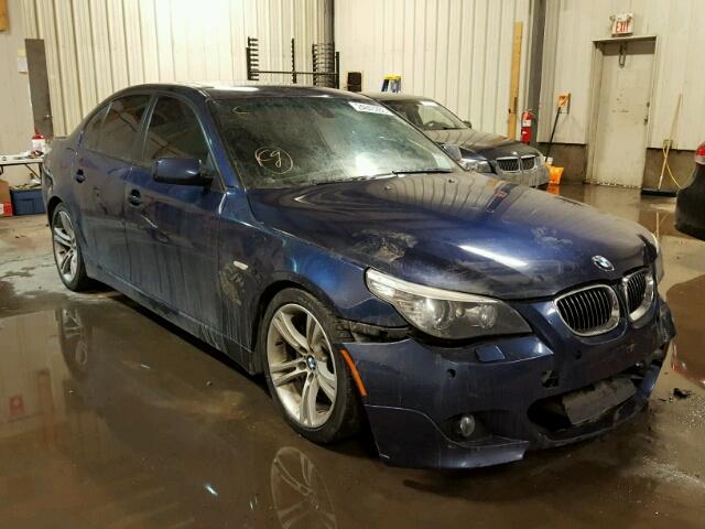 WBANW53548CT48559 - 2008 BMW 550 I BLUE photo 1