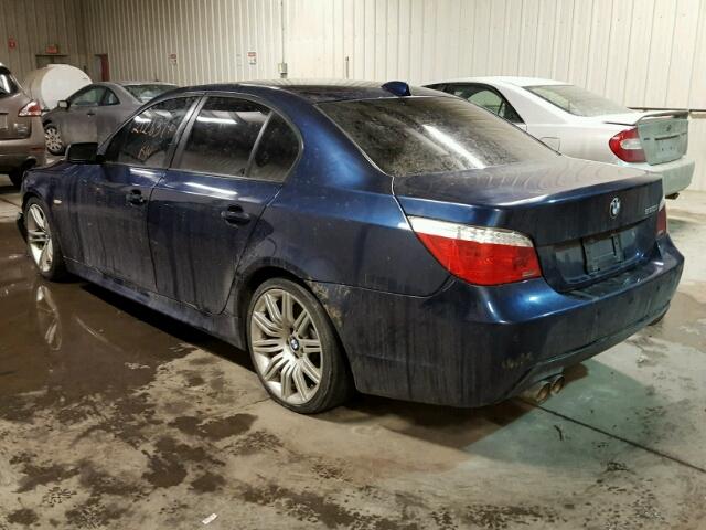 WBANW53548CT48559 - 2008 BMW 550 I BLUE photo 3