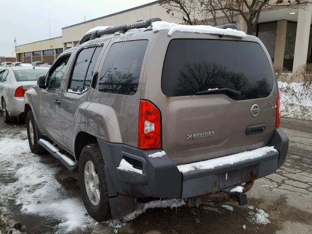 5N1AN08W18C518039 - 2008 NISSAN XTERRA OFF BROWN photo 3