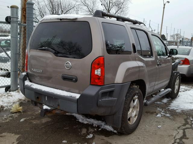 5N1AN08W18C518039 - 2008 NISSAN XTERRA OFF BROWN photo 4