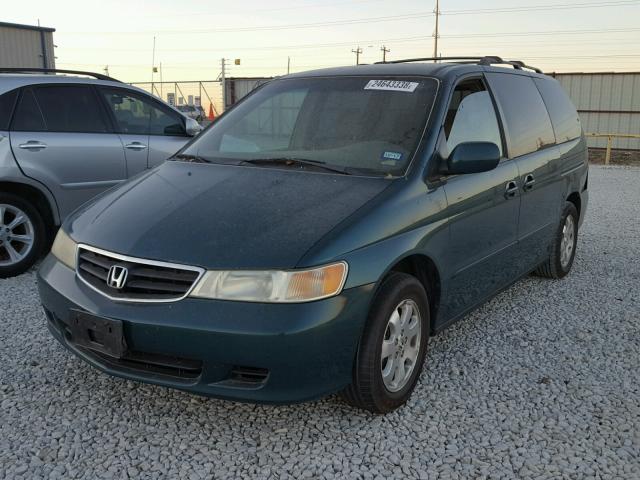 2HKRL18643H504720 - 2003 HONDA ODYSSEY EX GREEN photo 2