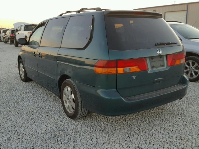 2HKRL18643H504720 - 2003 HONDA ODYSSEY EX GREEN photo 3