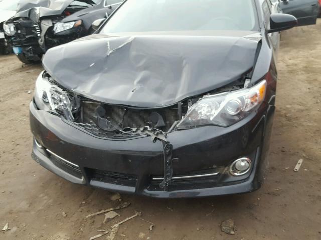 4T1BF1FKXEU344355 - 2014 TOYOTA CAMRY L BLACK photo 9