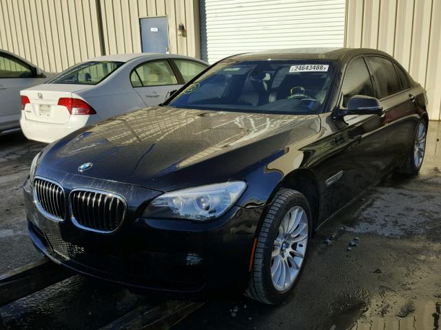 WBAYE4C50DD136708 - 2013 BMW 740 LI BLACK photo 2