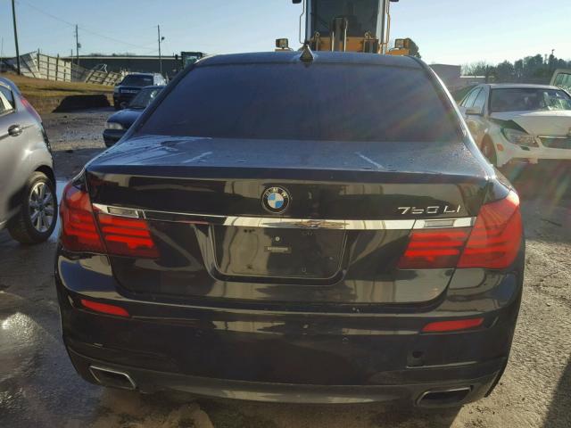 WBAYE4C50DD136708 - 2013 BMW 740 LI BLACK photo 9