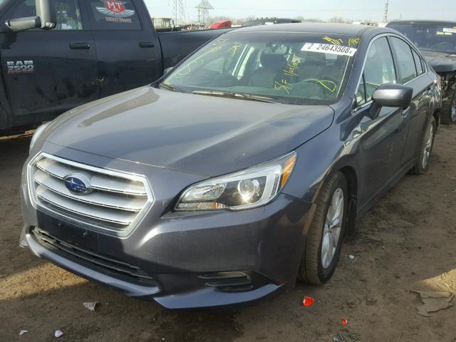 4S3BNAC61H3009297 - 2017 SUBARU LEGACY 2.5 GRAY photo 2