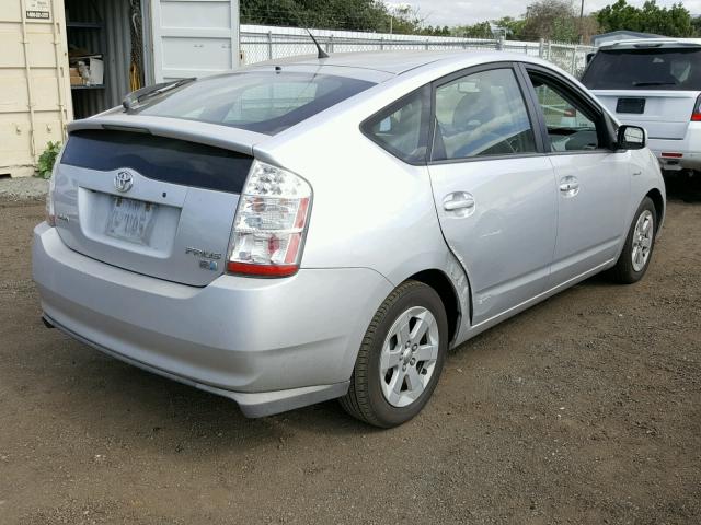 JTDKB20U397835113 - 2009 TOYOTA PRIUS SILVER photo 4