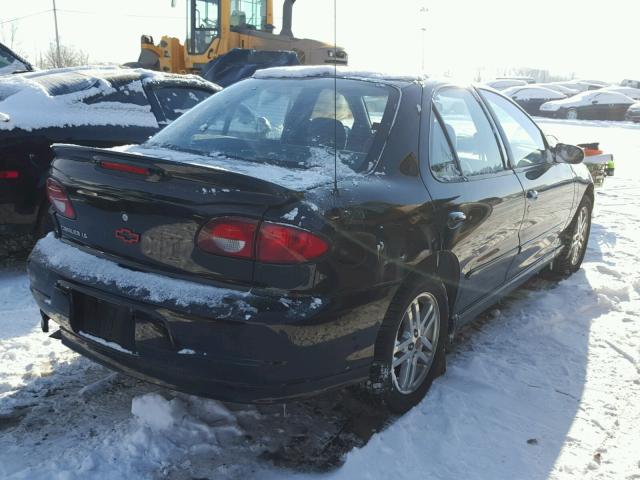 1G1JH52F627314802 - 2002 CHEVROLET CAVALIER L BLACK photo 4