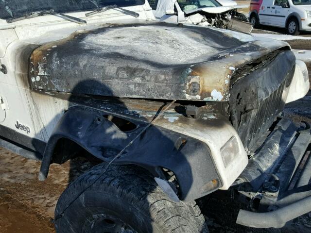 1J4FA49S73P350010 - 2003 JEEP WRANGLER / WHITE photo 9