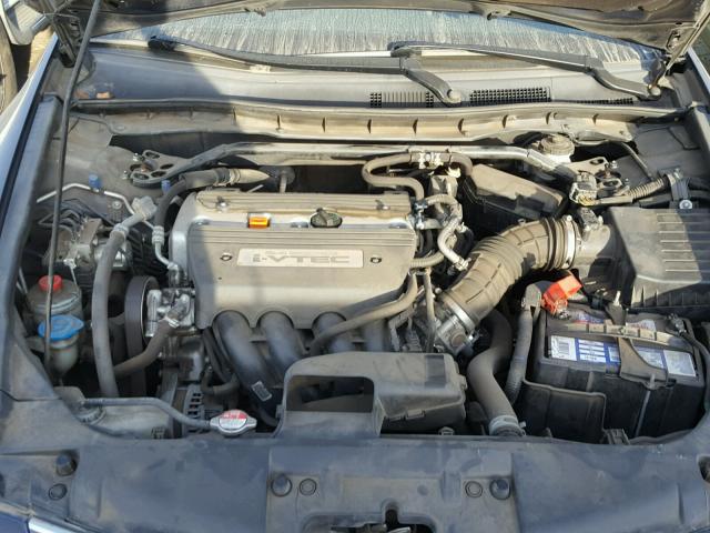 1HGCP26829A201005 - 2009 HONDA ACCORD EXL BLUE photo 7