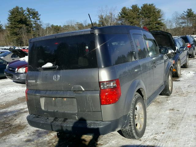 5J6YH28768L006477 - 2008 HONDA ELEMENT EX GRAY photo 4