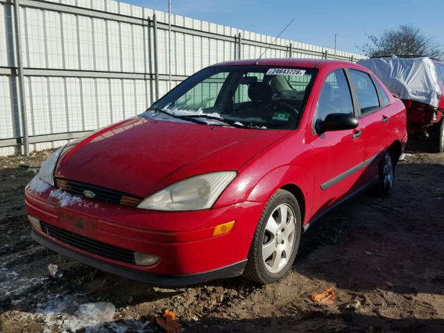 1FAFP34301W302291 - 2001 FORD FOCUS SE RED photo 2