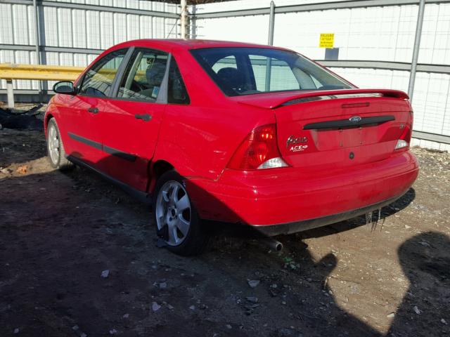 1FAFP34301W302291 - 2001 FORD FOCUS SE RED photo 3