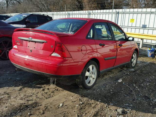 1FAFP34301W302291 - 2001 FORD FOCUS SE RED photo 4