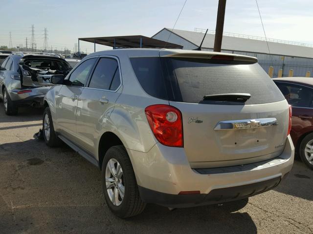 1GNALAEK8EZ138357 - 2014 CHEVROLET EQUINOX LS GOLD photo 3