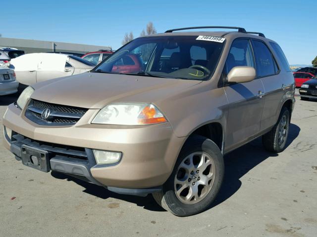 2HNYD18841H535637 - 2001 ACURA MDX TOURIN GOLD photo 2