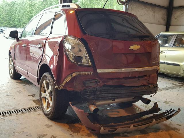 3GNAL3E52CS598713 - 2012 CHEVROLET CAPTIVA SP RED photo 3