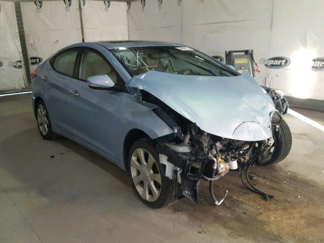 KMHDH4AE0BU090639 - 2011 HYUNDAI ELANTRA GL BLUE photo 1