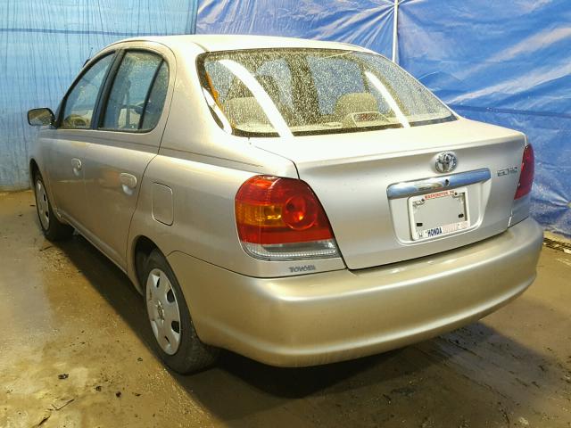 JTDBT123830283670 - 2003 TOYOTA ECHO GOLD photo 3