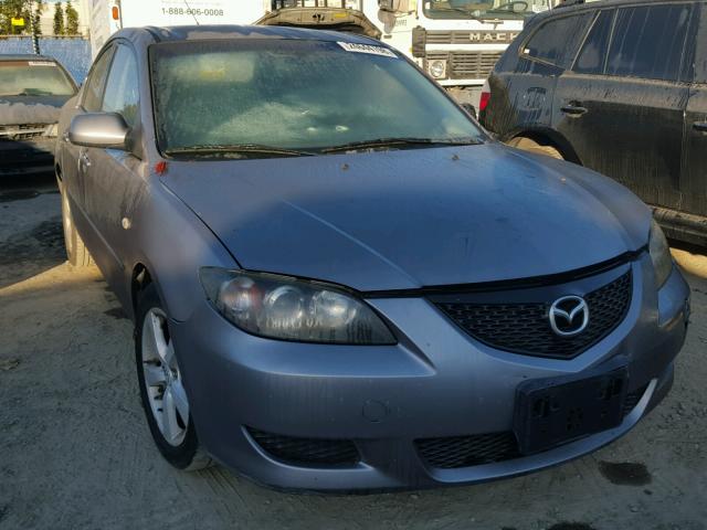 JM1BK12F551308292 - 2005 MAZDA 3 I GRAY photo 1