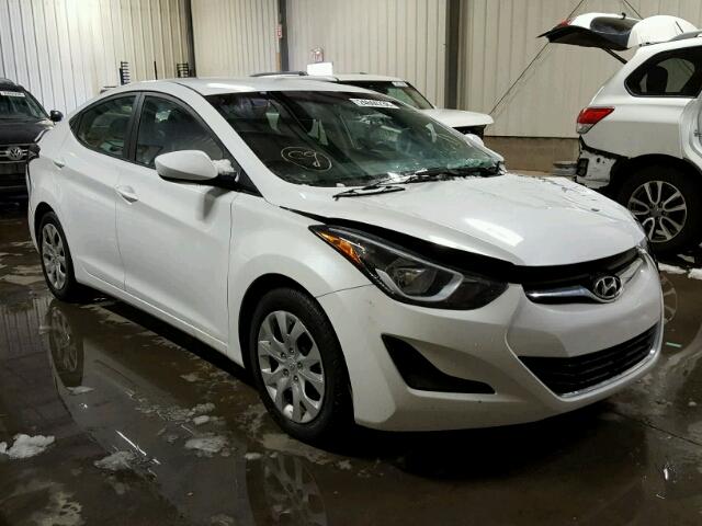 5NPDH4AE2FH624468 - 2015 HYUNDAI ELANTRA SE WHITE photo 1