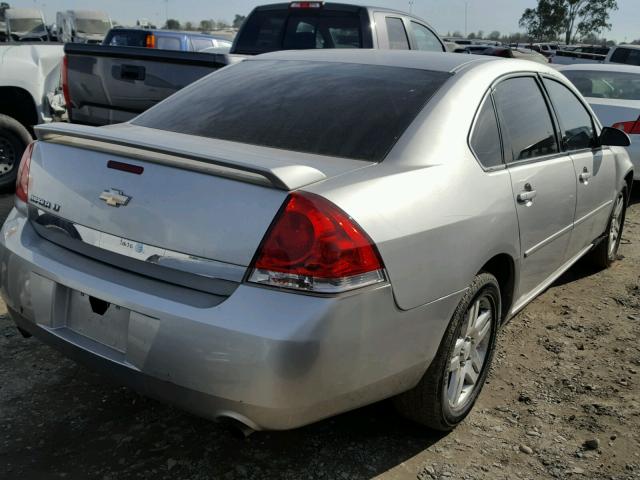 2G1WC581569257108 - 2006 CHEVROLET IMPALA LT SILVER photo 4