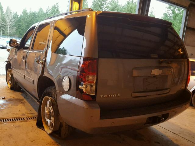 1GNFK13078J122423 - 2008 CHEVROLET TAHOE K150 GRAY photo 3